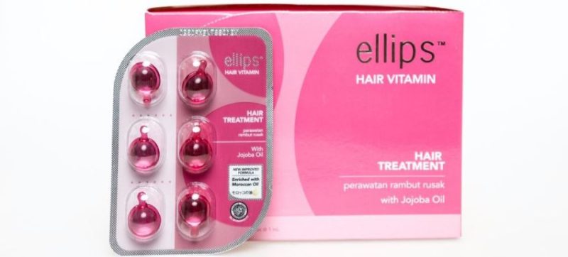 Vitamines naturelles pour les cheveux Elips Hair Vitamin Hair Treatment pour le traitement des cheveux gravement endommagés photo