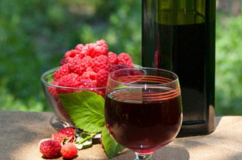 Raspberry vinfoto